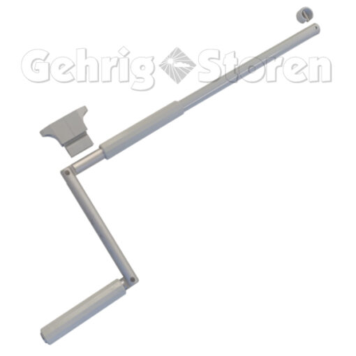 Kurbelstange aus Aluminium mit Aluminiumgriff