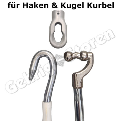 Kurbelring Kombi-Öse, 6-Kant, 11 mm – Bild 3